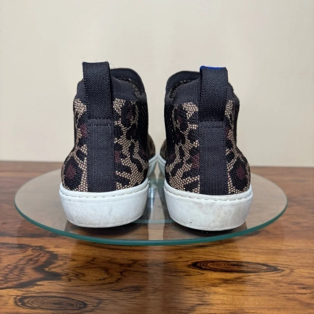 Rothy’s Wildcat Cheetah Print Chelsea Sneaker